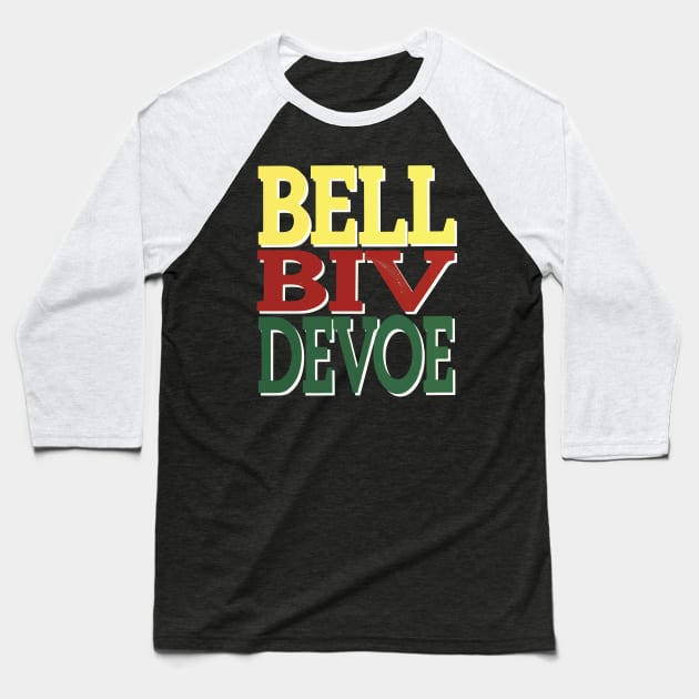 Bell Biv DeVoe Baseball T-Shirt by DeborahWood99